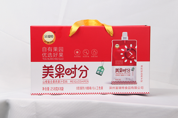 258克山楂复合果肉果汁饮料礼盒