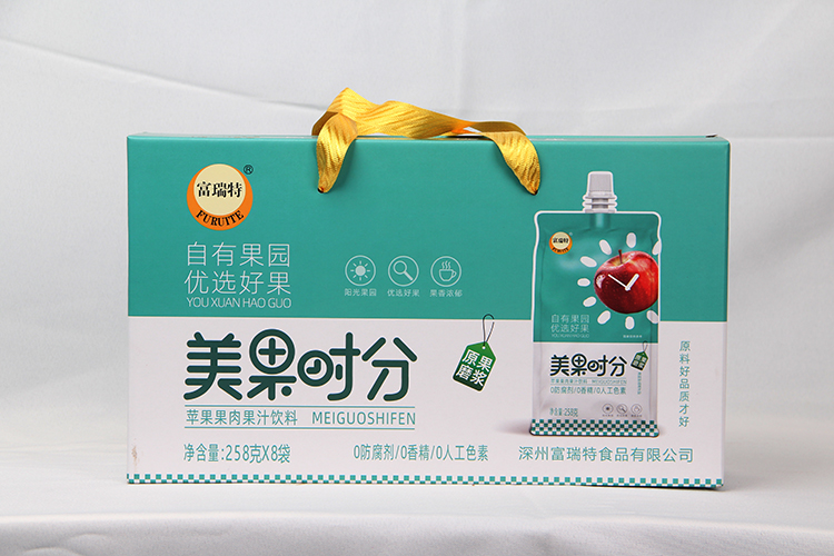258克苹果果肉果汁饮料礼盒